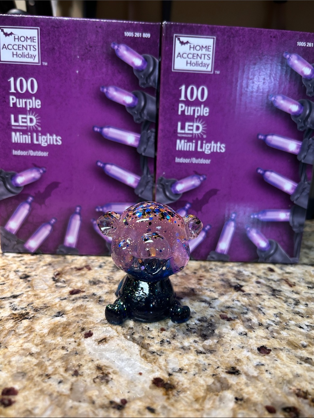 Home Accents Holiday Purple LED Mini Lights - 100 Count